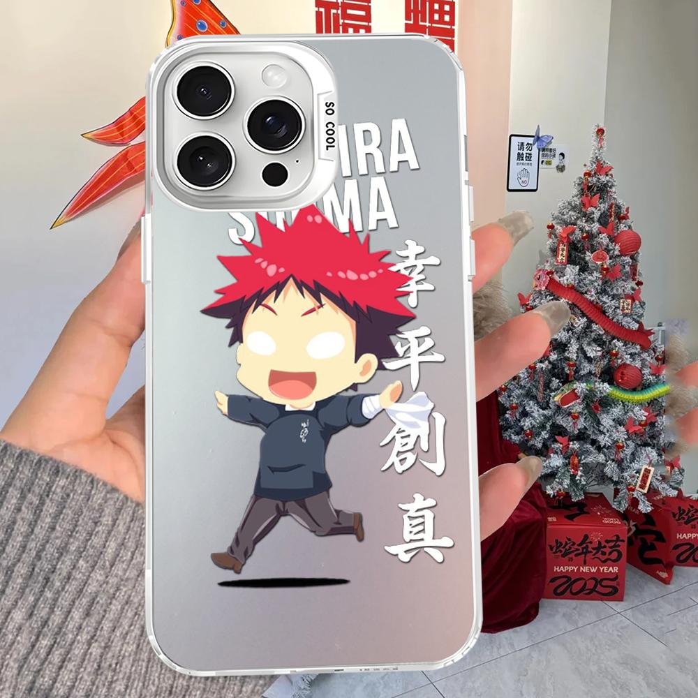 Soma Yukihira Food Wars Shokugeki no Soma Anime Phone Case For iPhone16 15 14131211ProMax X XR87Plus Matte Shockproof Back Cover