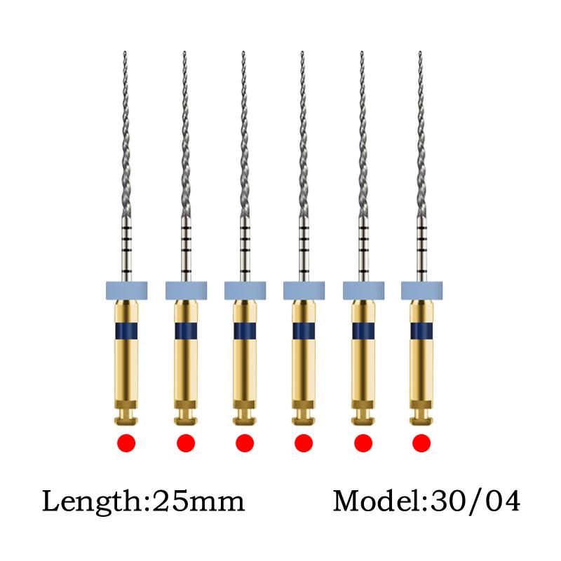 Zubní pilník Kužel kořenového kanálku Endodontický pilník Zlatý rotační pilník aktivovaný teplem Flexibilní materiály pro zubaře SOCO