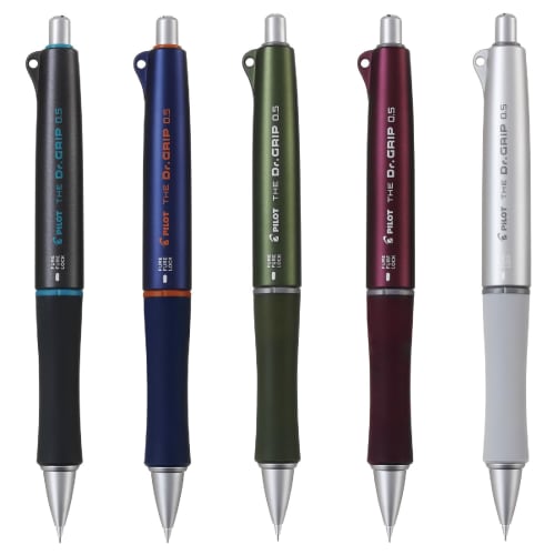 PILOT Mechanical Pencil The Doctor Grip 0.5mm Silver HTDG90RS