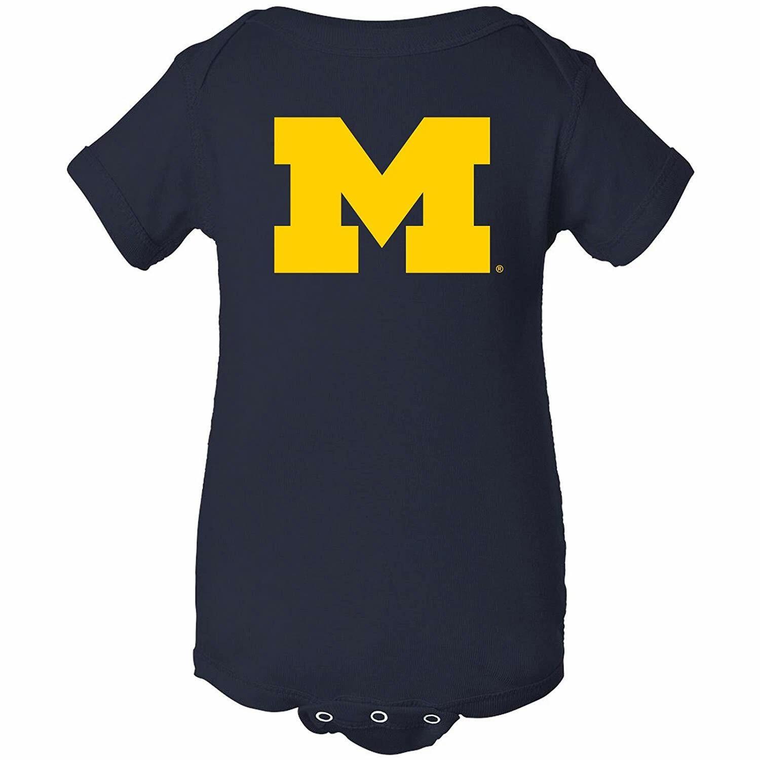 Michigan Wolverines Primary Logo Collegiate Infant Creeper Bodysuit 3XL