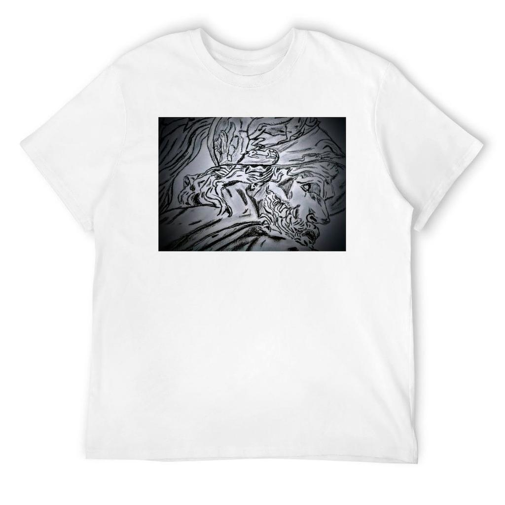 Ajax the Great T-Shirt Quick Drying Funny Shirt Cotton Man Clothes Shirts Graphic Black T-shirts for Men