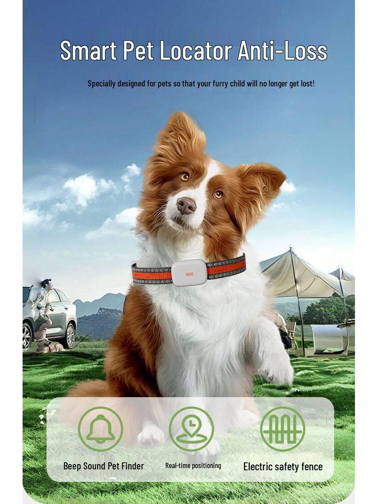 Universal Waterproof GPS Smart Pet Tracker for Cats and Dogs with Remote Control