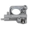 Iron Chainsaw Oil Pump Round Port Irregular Housing Oiler Assembly Silver Easy To Install for CS-350 CS-355T CS-360T CS2600