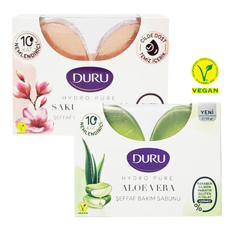 Vegan Hydro Pure Soap (135g X 2) Aloe vera