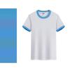 Summer Kids' Cotton Crew Neck Short Sleeve T-shirt with Custom Logo - Lightweight Solid Color Uniform Base Layer