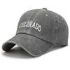Embroidery Colorado Letter Protection Baseball Cap Breathable Women Baseball