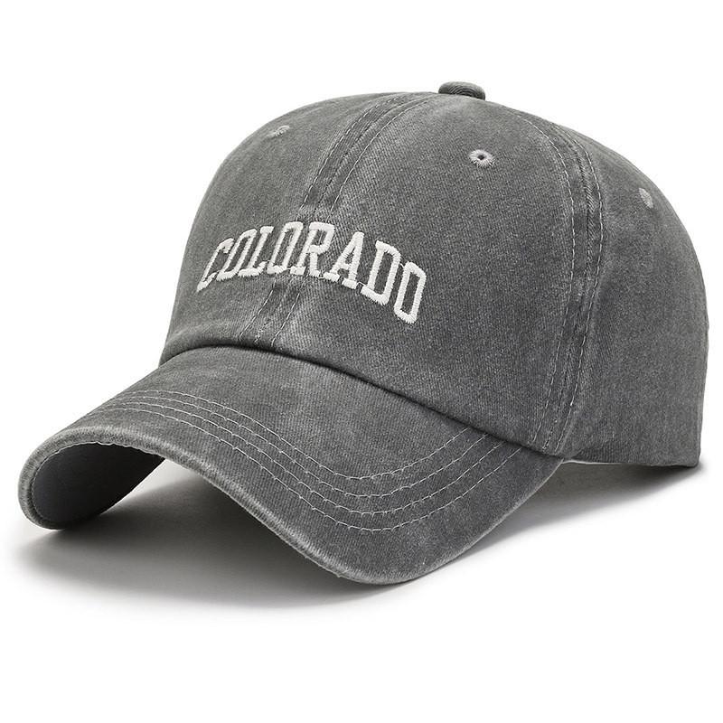 Embroidery Colorado Letter Protection Baseball Cap Breathable Women Baseball