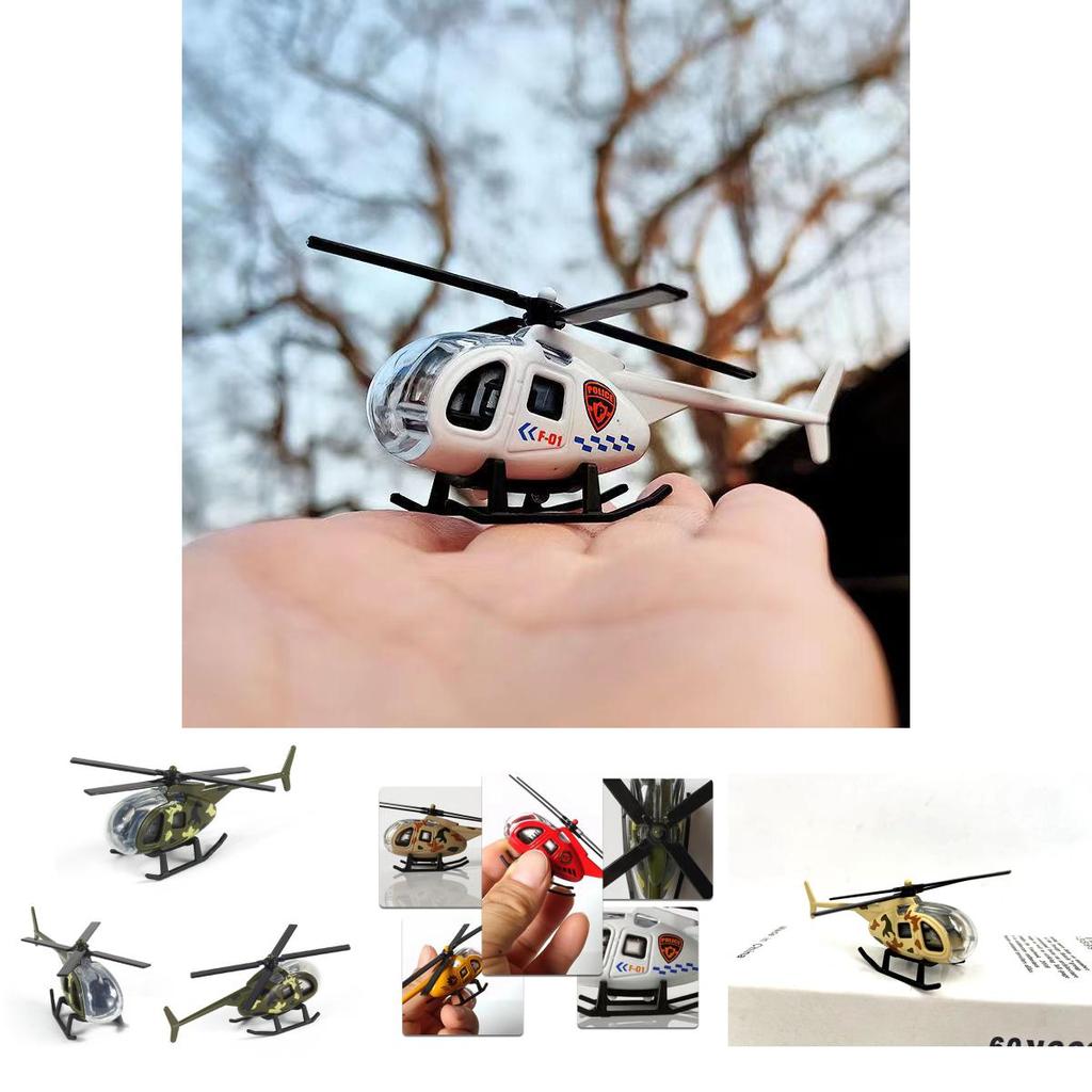 Alloy Military Aircraft Model Decorations Realistic Helicopter Fighter Plane Toy For Boys