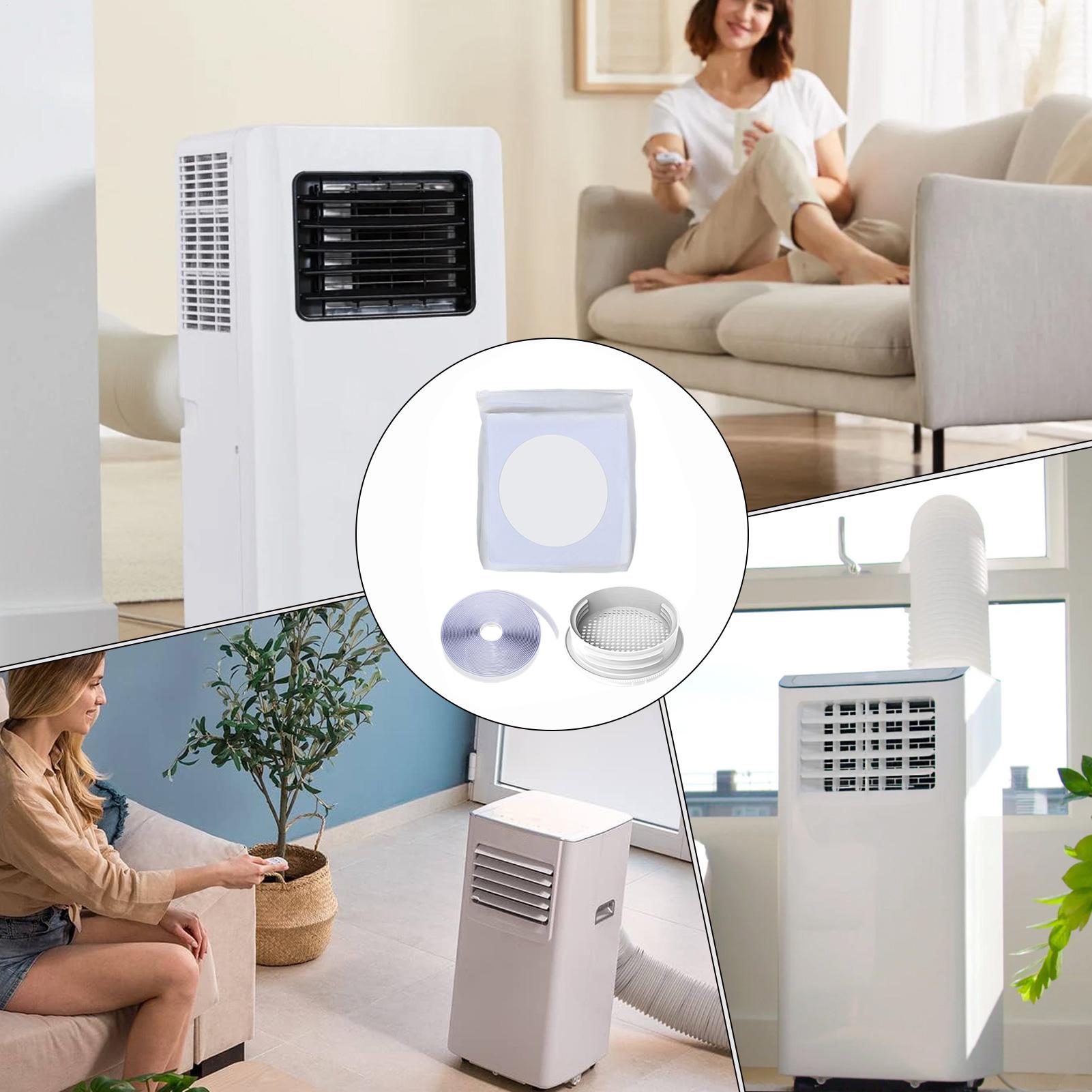 

Portable AC Vent Kit Portable Air Conditioner Vent Window Kit Adjustable Air Conditioner Accessories Seal No Drill Replacement CN