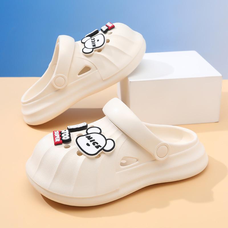 Fun Colorful And Kids Clogs With Cartoon Patterns For Summer Beach And Home Use