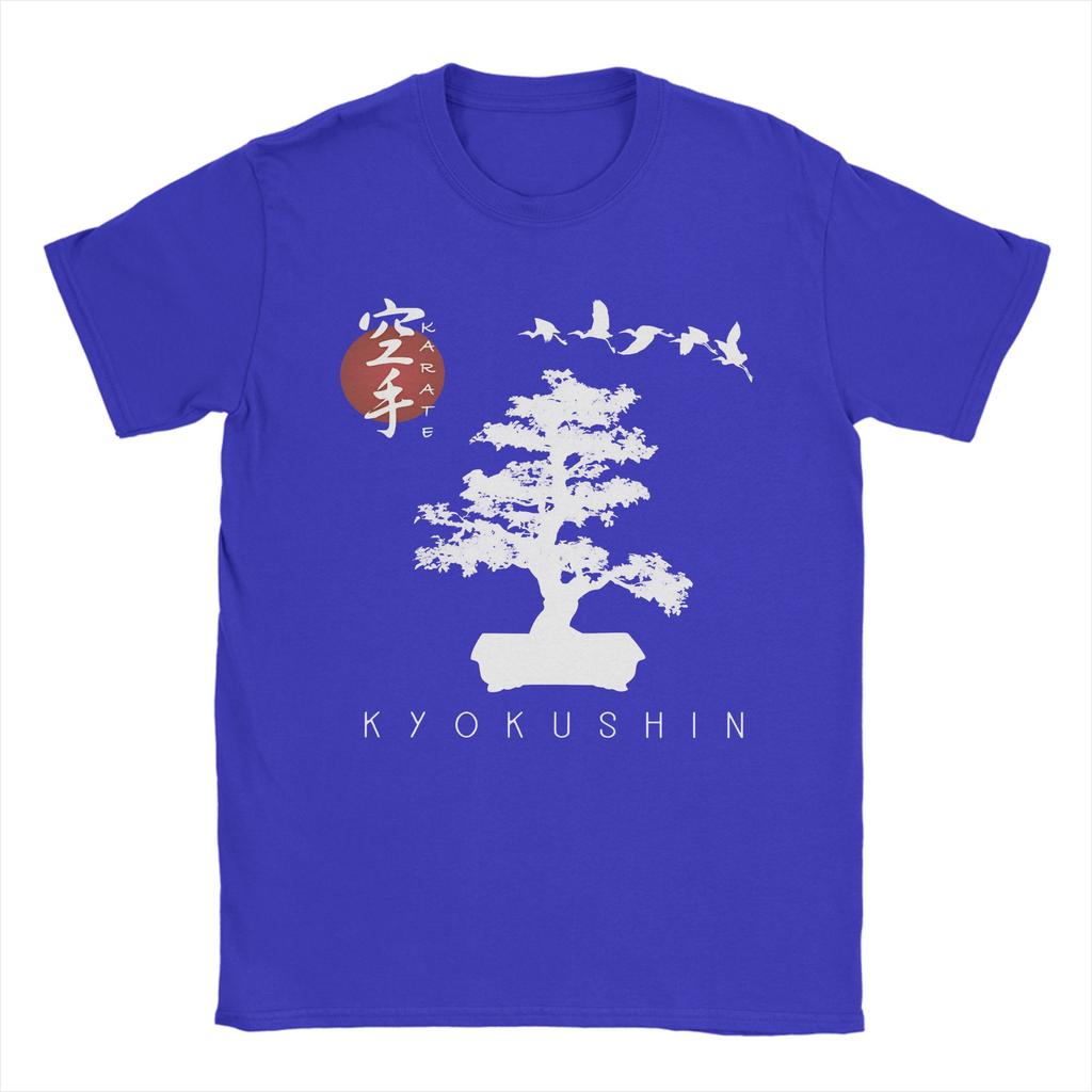 Bonsai Tree Kyokushin TShirt Summer Vintage T Shirts 100 Cotton Hip Hop Tshirt For Men Loose Top Tees