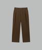 NONBLANK Wool Flannel Loose Fit Pants_Brown