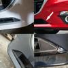 Left Right Trim Cap Front Bumper Triangle Cover for Mazda 3 Axela BM Car Styling Replacement Parts 2013 2014 2015 2016 Black