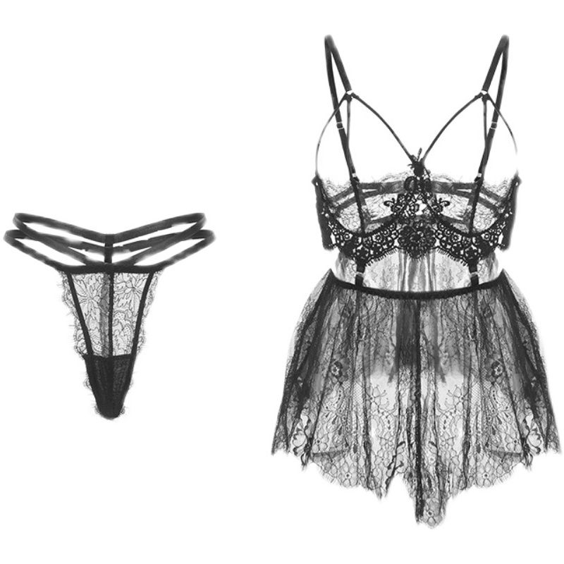 Amazon Sexy Lace Nightdress Oversize Women's Clothing