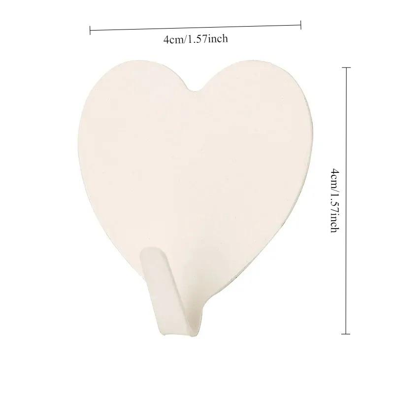 Suction Cup Hook Cute Adhesive Hook Bathroom Door Hanging Rack Kitchen Double Headed Strong Load-bearing Adhesive Hook Key Hooks