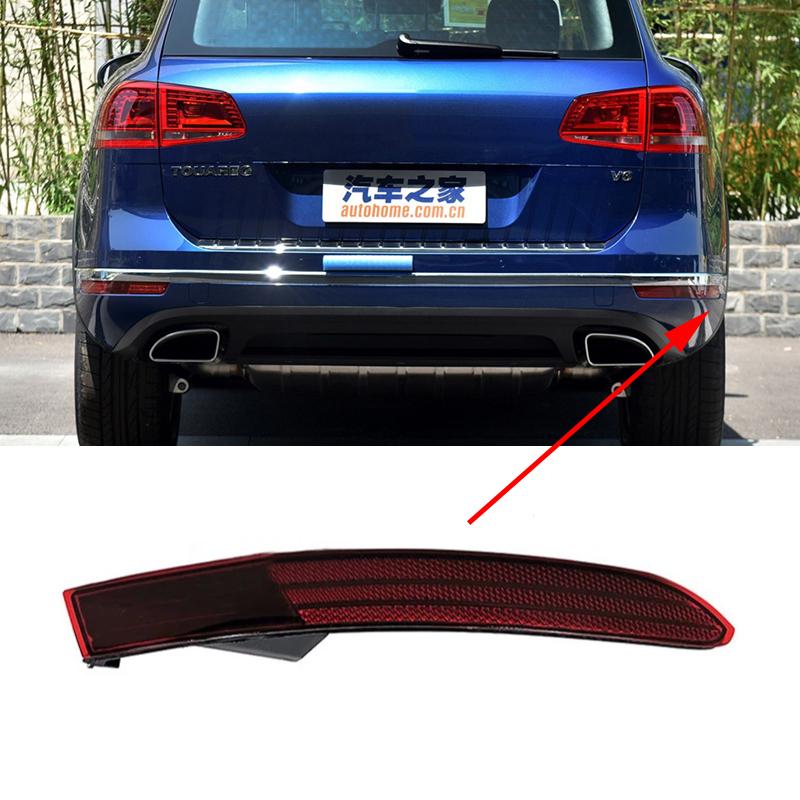 Auto Left Right Rear Bumper Reflector Warning Light Strip Bar for VW Touareg 2016 2017 2018 7P6945105A 7P6945106A