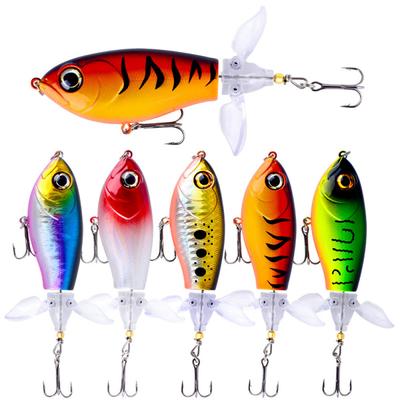 Dual Propeller Water Tractor Lure9.5cm19.2gFloating Long-throwing Lure for Catching Snakehead, Catfish, and Other Fish