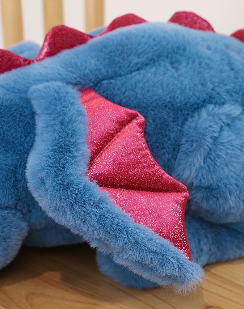 Large Plush Flying Dragon Dinosaur Pillow Doll - Soft & Huggable