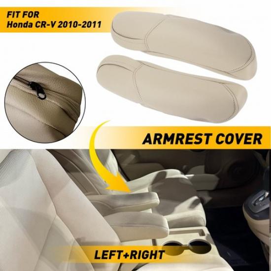 Leather Front Seat Armrest Replacement Cover FOR 2010-2011 Honda CR-V CRV US EXV