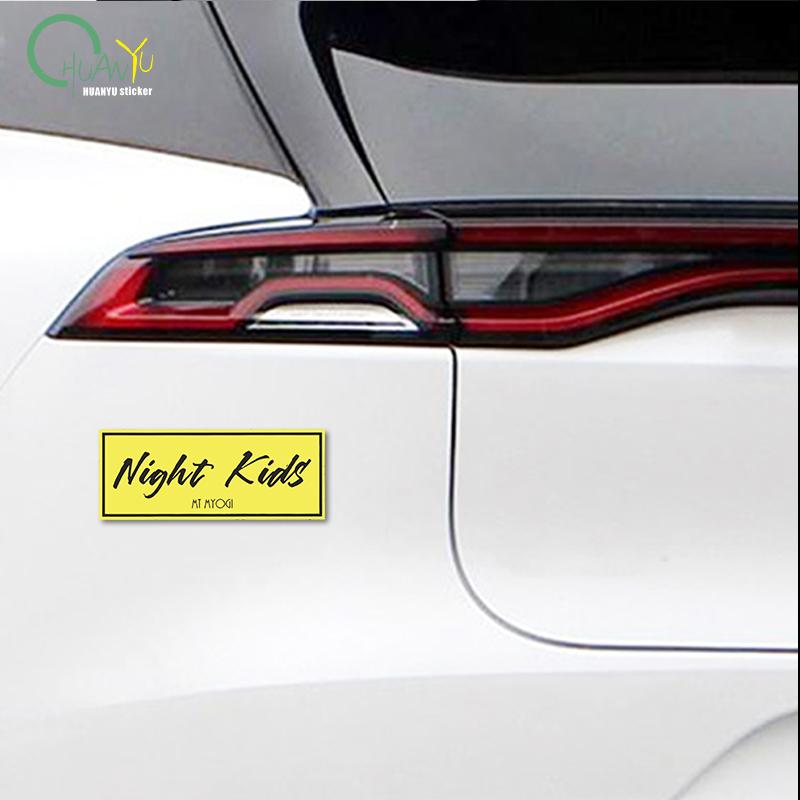 IDNIGHT Car Decal Midnight Anime   Modified Car Trendy Scratch Cover Sticker
