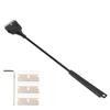 Aquarium Algae Scraper Small Fish Tank Glass Long Handle Cleaner with Replaceable Blades