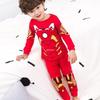 Boys' Spiderman Fleece Pajama Set - Warm Winter Long Johns & Cozy Autumn Homewear
