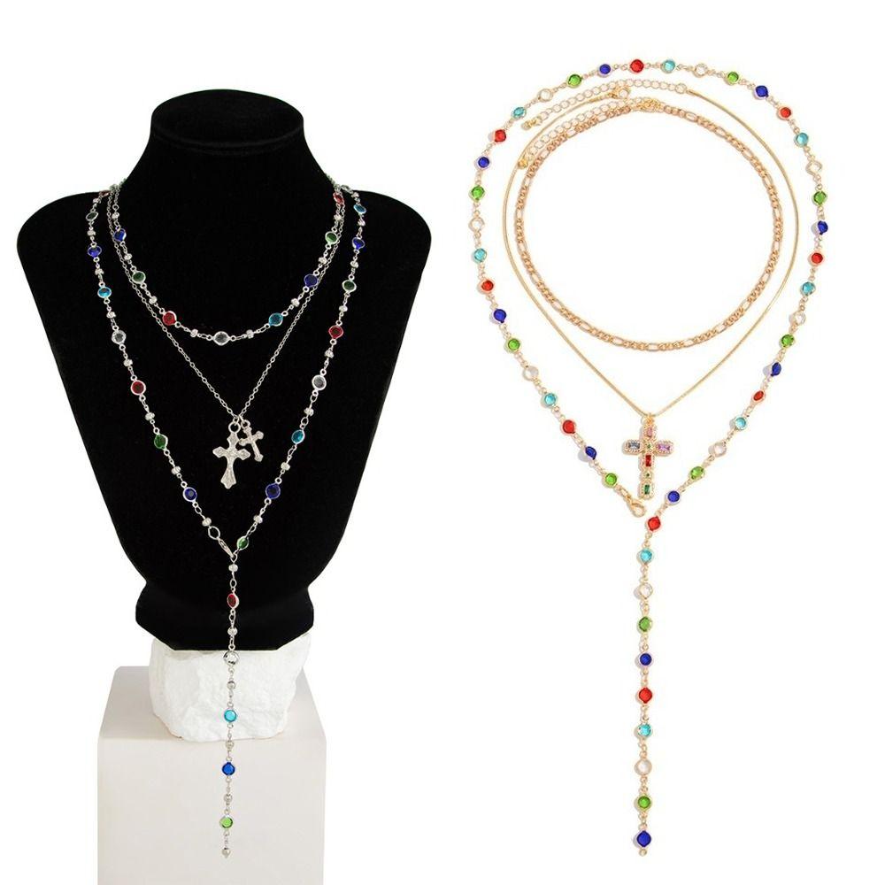 Tassel Long Chain Necklace Jewelry Choker Necklace Fashion Y-Shaped Necklace  Women
