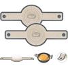 2 Pcs Silicone Bread Sling for Dutch Oven Liners Silicone Baking Mat [Non-Stick & Heat Resistant] Reble Sourdough Bread Baking Supplies with Long