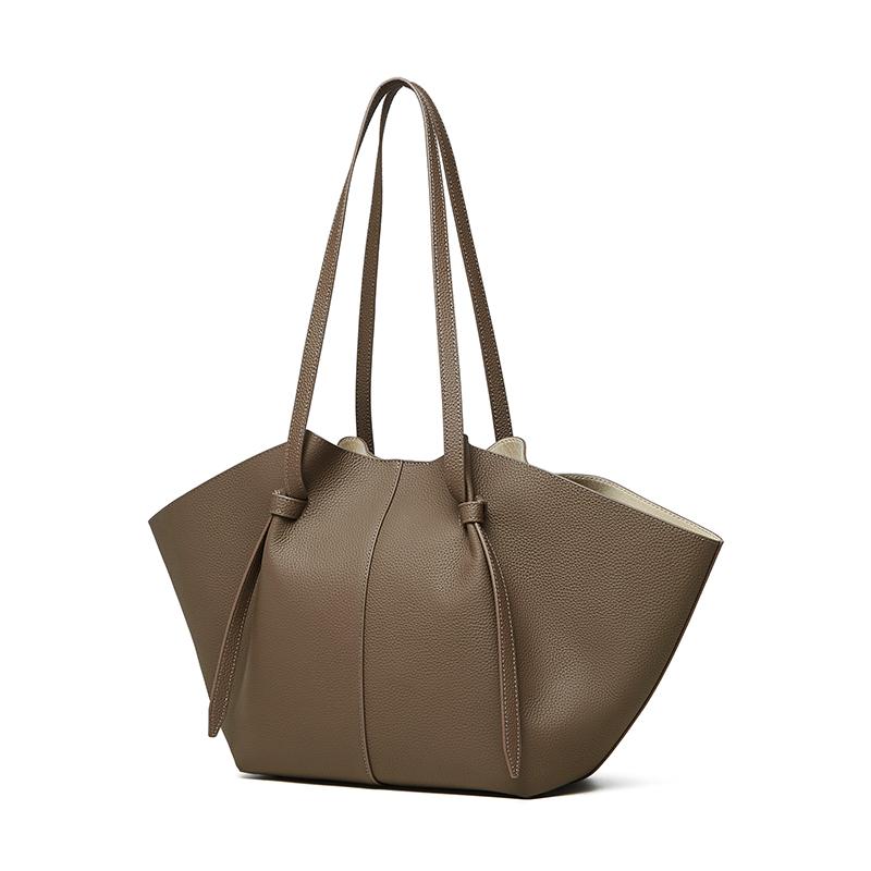 Women's Tote Bag Luxury Designer Genuine Leather Women Shoulder Bag Large Capacity Cowhide Handbags Birthday Gift