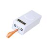 24x18650 Battery Storage Box PD Quickly Charge Powers Bank Case Support Wireless Charging/Quick Charging Functions