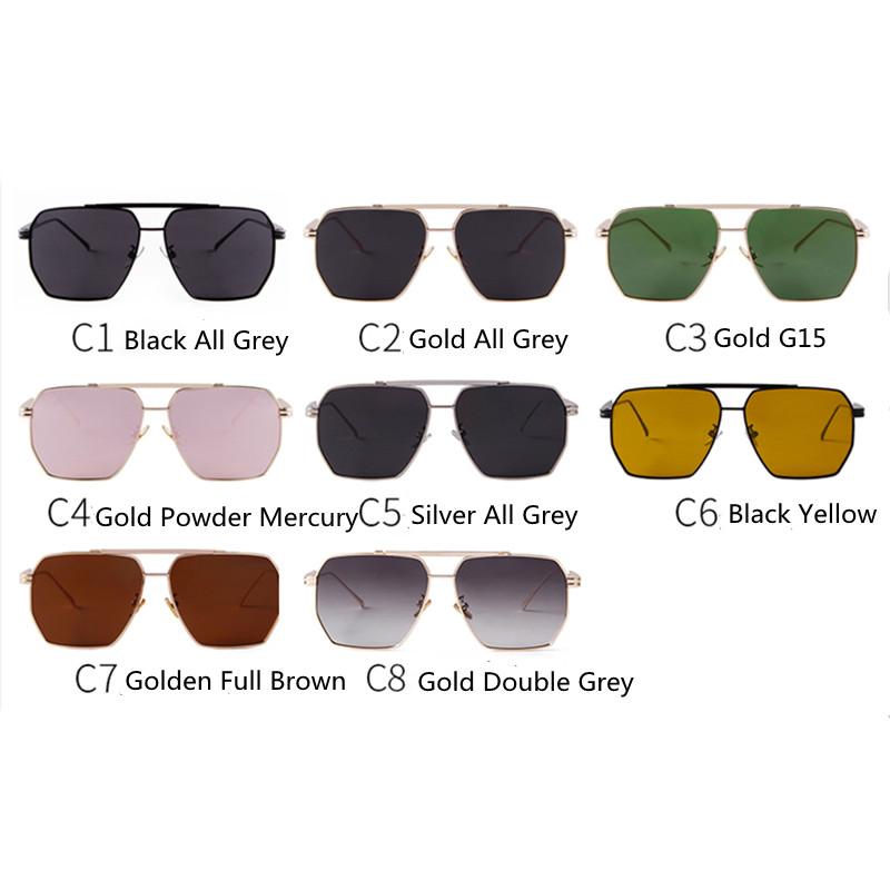 Sunglasses Female Stylish Trend Alloy Metal Frame Irregular Unique Eyewear Mens Designer Luxury Sun Eyewear Travel Fashionable