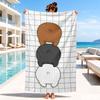 Nightly Friends Bears Adventure Beach Towel, Microfiber Beach Towel, Perfect For Pool, Beach, Travel, Home Decor Beach Party Fan Gifts