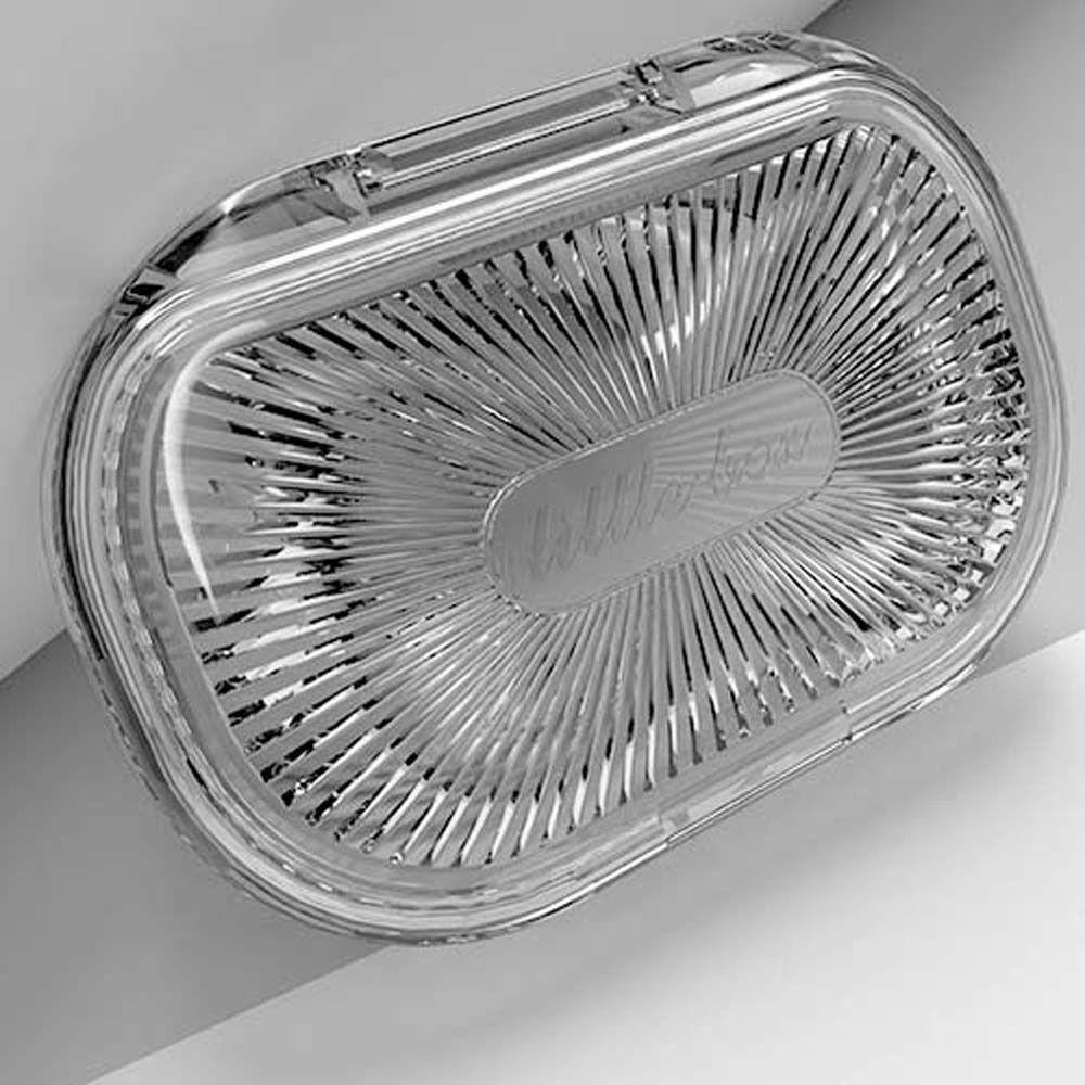 

Контейнер для тарелок и колец, прозрачная шкатулка для драгоценностей, футляр для хранения невидимых брекетов, футляр для хранения сережек white-Large