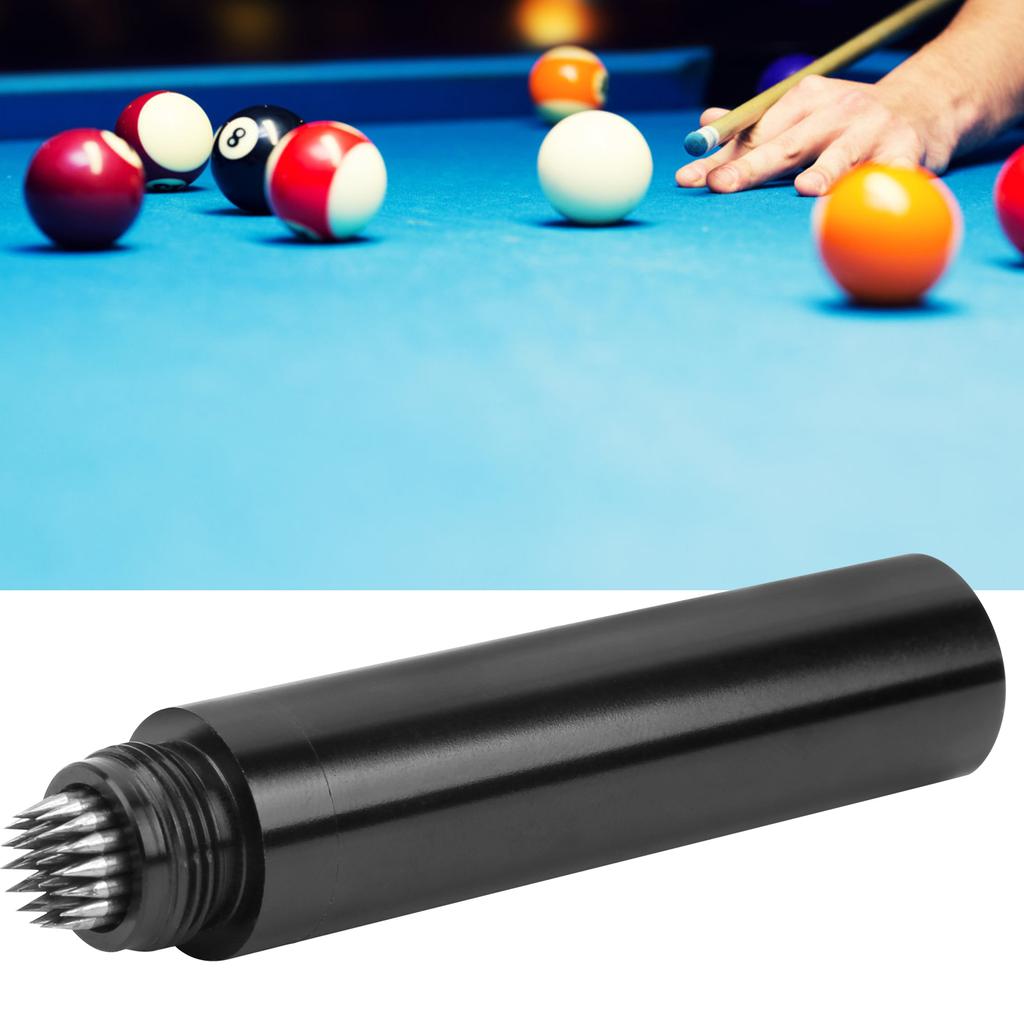 Portable Chalk Billiard Cue Tip Pricker Keychain Pool Snooker Cue Repair Tool AccessoryBlack