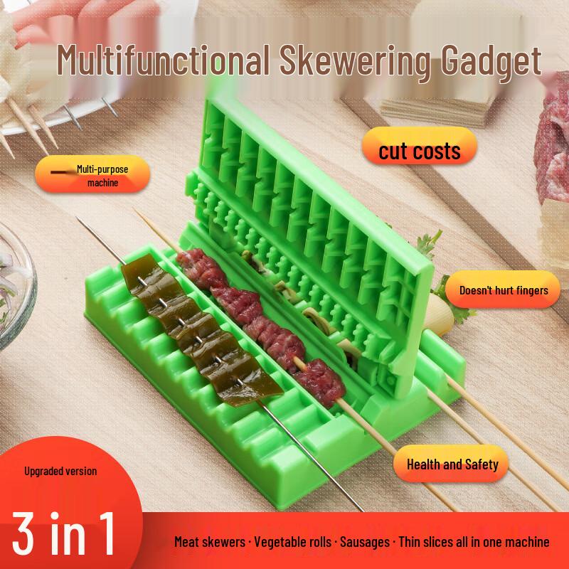 

Double Row BBQ Skewer Maker