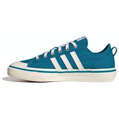 Originals Nizza Rf 74 Pohodlné Jednoduché Protišmykové Odolné Nízke Skateboardové Topánky Unisex Tenisky Zelená Biela Modrá HQ8566