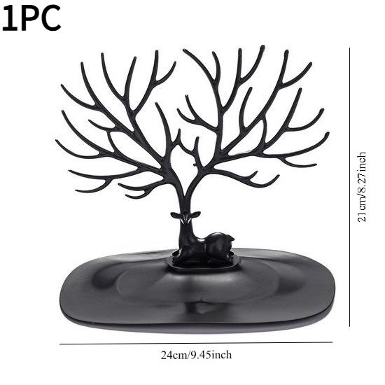 1PC Antlers Tree Creative Necklace Jewelry Display Stand Earrings Holder Bracelet Bracelet Jewelry Storage Display Hanger Box
