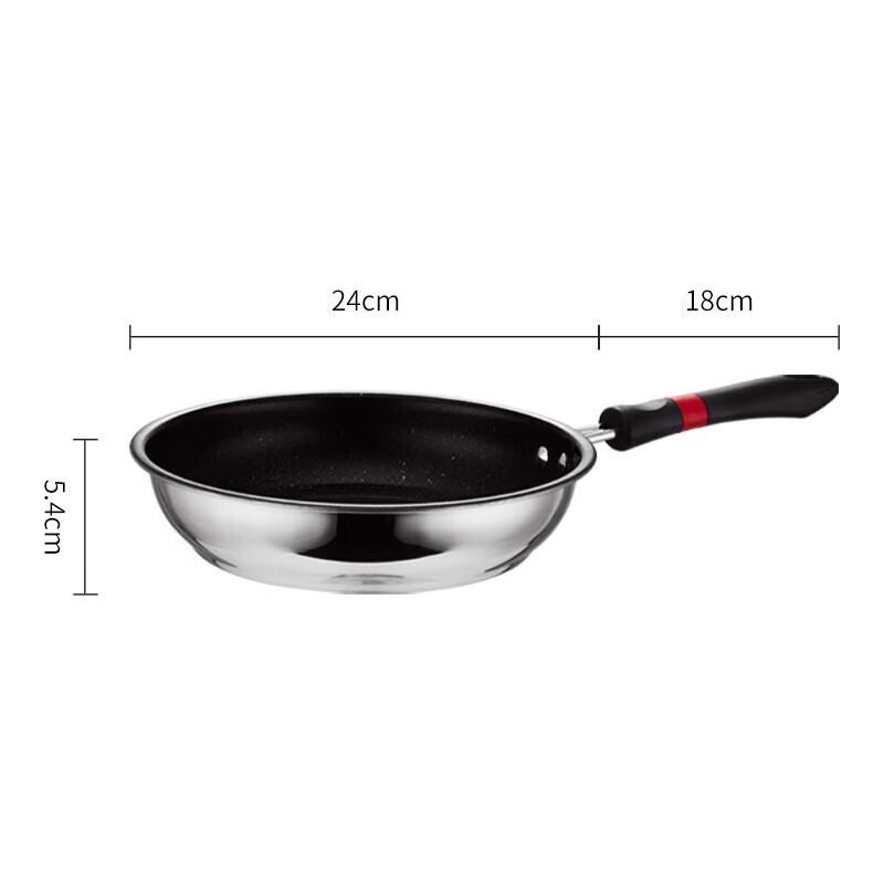 ADNENY AO-83 Stainless Steel Frying Pan