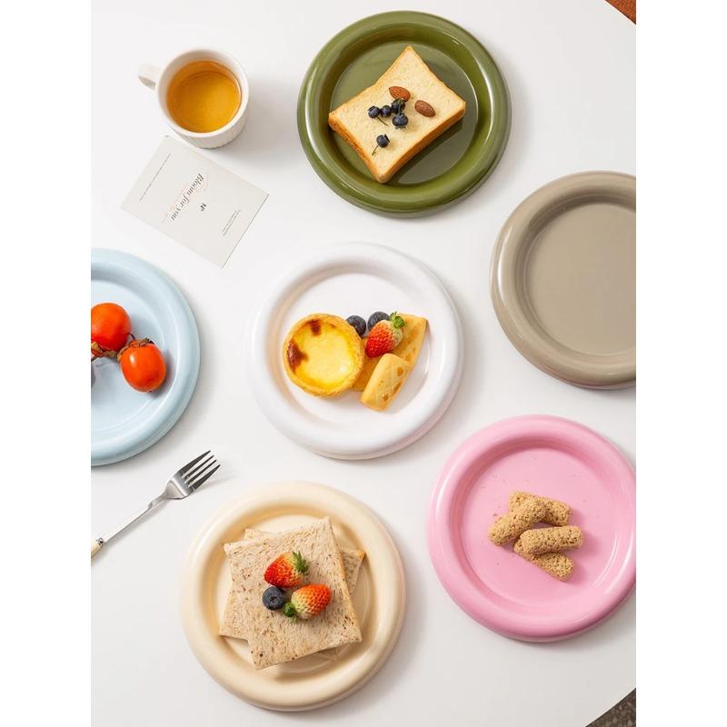 

Housewear Furnishings Kitchen Supplies Dining Plate рожевий