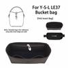 EverToner Premium Filz-Einlage für Y-S-L LE37 Eimer-Tasche Reise-tauglicher Make-up-Organizer mit Mehrfach-Taschen-Aufbewahrung