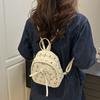 New Sweet Backpack Print Design Small Size Handbag Trendy Shoulder Bag Summer Season