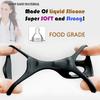 Silicone Penis Cock Ring Delay Ejaculation Penis Enlargement Chastity Cage Glans Cockrings Sex Toy for Men Dick Enlarger Rings