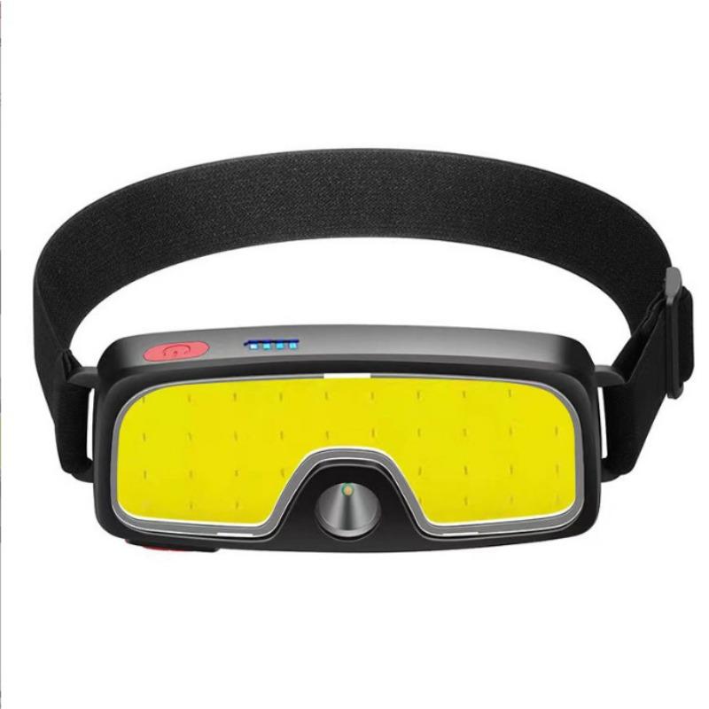 

Коб 180° Прожектор Перезаряжаемый от USB Светодиодный налобный фонарь Встроенный аккумулятор Налобный фонарь Фонарик Автомобильные лампы для обслуживания Рыболовная лампа 2H