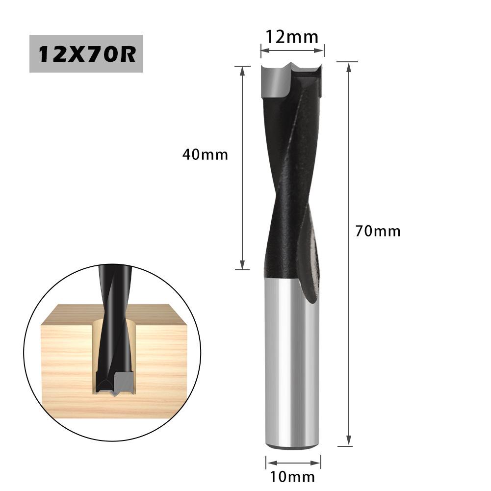 Woodworking Machinery Row Drilling Forward And Reverse Alloy Woodworking Drill Bit Hole Opener Three-In-One Hinge Tungsten Steel Drill Bit
