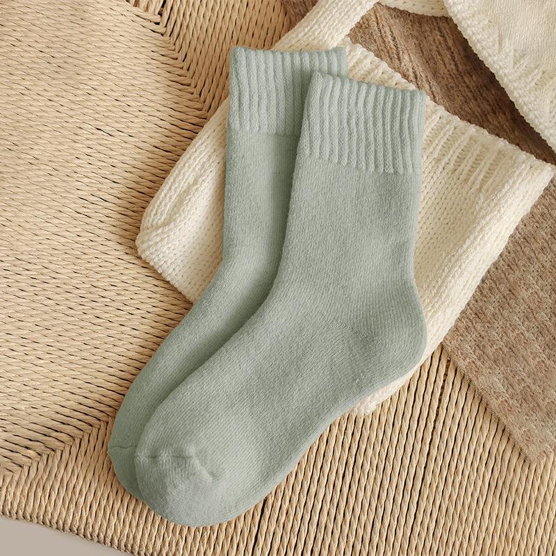 Chaussettes d'hiver chaudes épaissies pour femme - Polyvalentes, Anti-froid, Indispensables Automne/Hiver