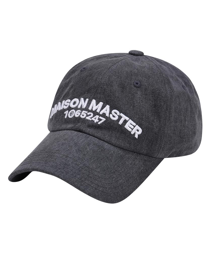 MAISON MASTER Pigment Curve Logo Ball Cap