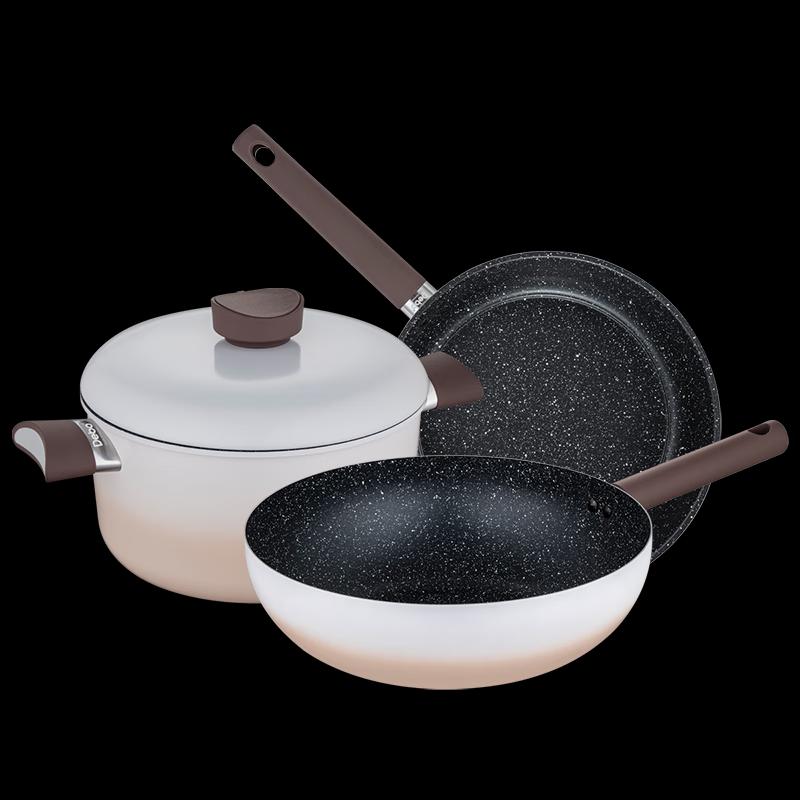 DeBeer Cappuccino Drei-teiliges Kochgeschirr-Set