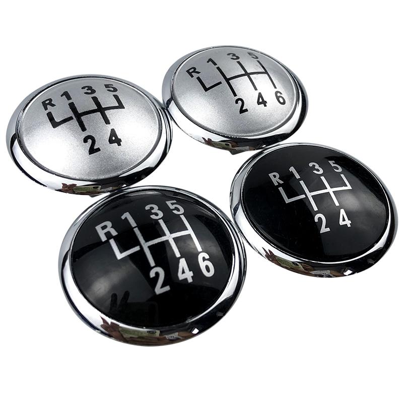 For Volkswagen VW Polo 9N 9N2 (2002-2010) Gear Shift Knob Speed Number Emblem Badge Car Styling Accessories