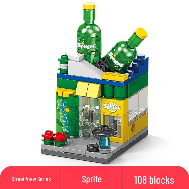 Lele Brothers Compatible Building Blocks: Educational Interlocking House Model for Kids