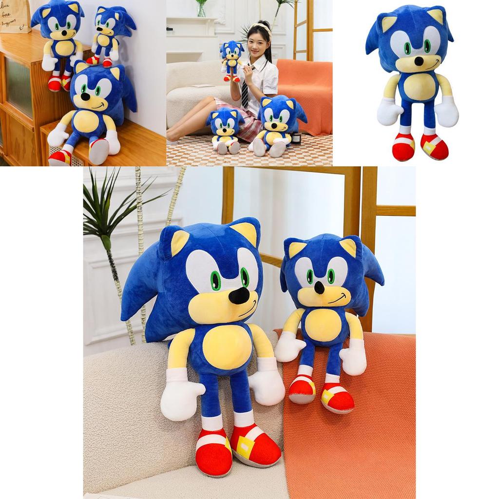 Peluche Cuscino Cartone Animato Sonic Hedgehog Carino Per Giocare dei Bambini